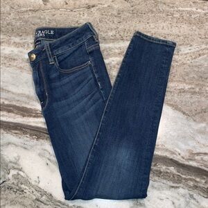 American Eagle Outfitters Dark Blue Skinny Jeans